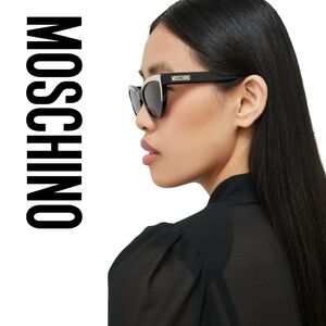 Moschino MOS094/S Sunglasses Color: Black/Grey Color Code: 807/R